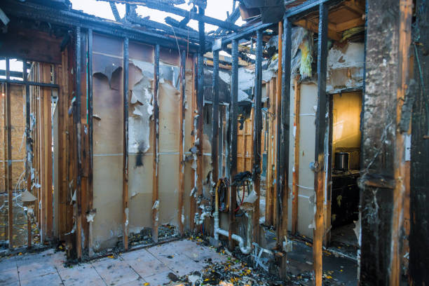 Professional Fire Board Up technician working in Croydon, PA
